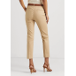 RALPH LAUREN - Pantaloni in cotone stretch double-face