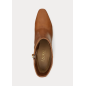 RALPH LAUREN - Stivaletti Willa in pelle brunita