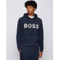 BOSS - Felpa in misto cotone