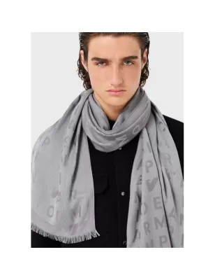 EMPORIO ARMANI - Grey Scarf