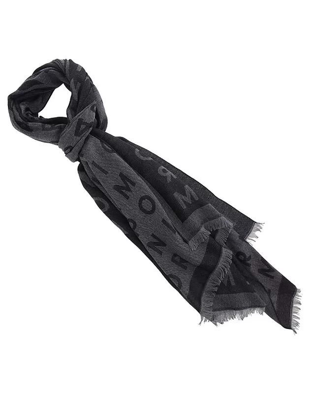 EMPORIO ARMANI - Black Scarf