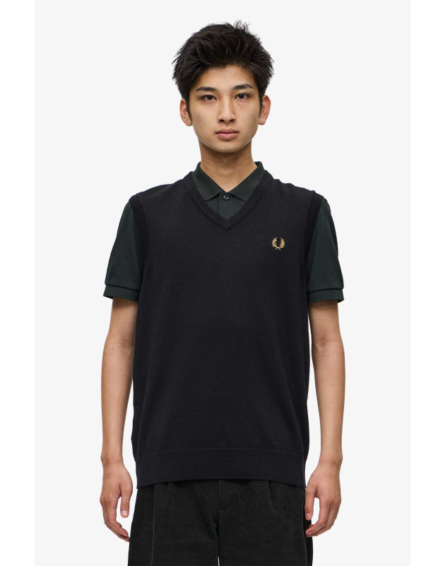 FRED PERRY - Maglioncino Smanicato